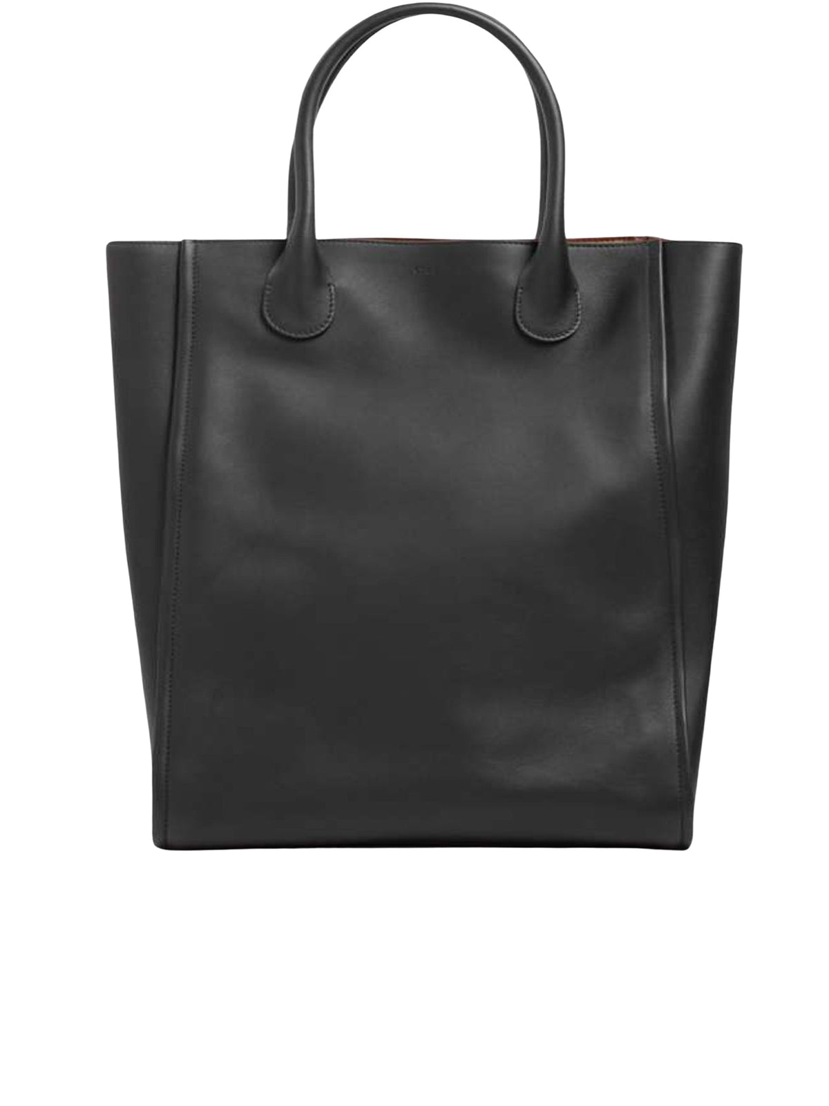 Grand cabas Joyce en cuir - Black