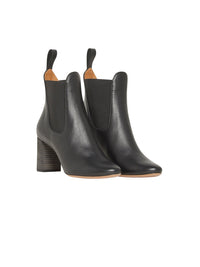 Bottines 70 en cuir - Black