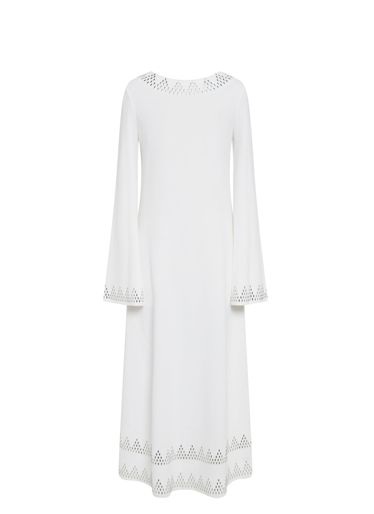 Robe à manches longues - Blanc