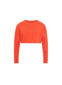Pull à manches longues - Orange Sanguine