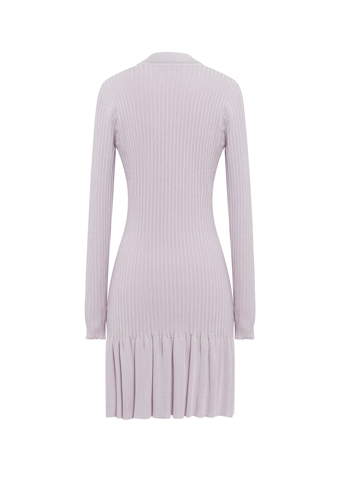 Robe sans manches en soie mélangée - Ivoire & Vert