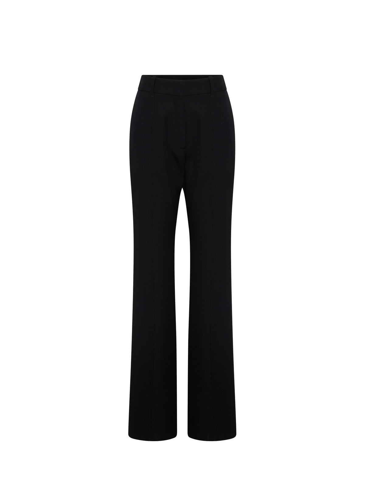 Shiny ribbed trousers - Black Alaïa