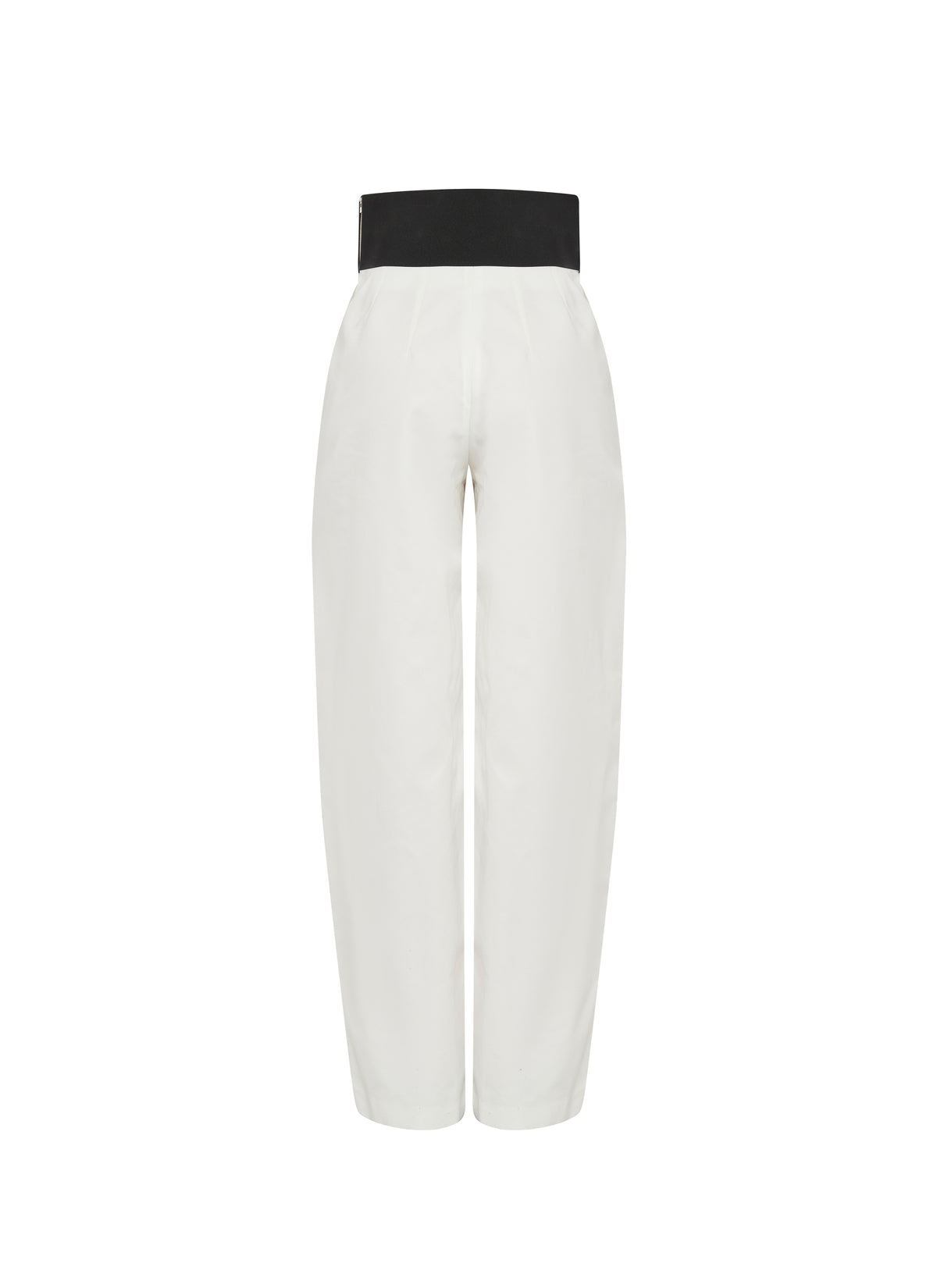 Pantalon ceinturé - Blanc