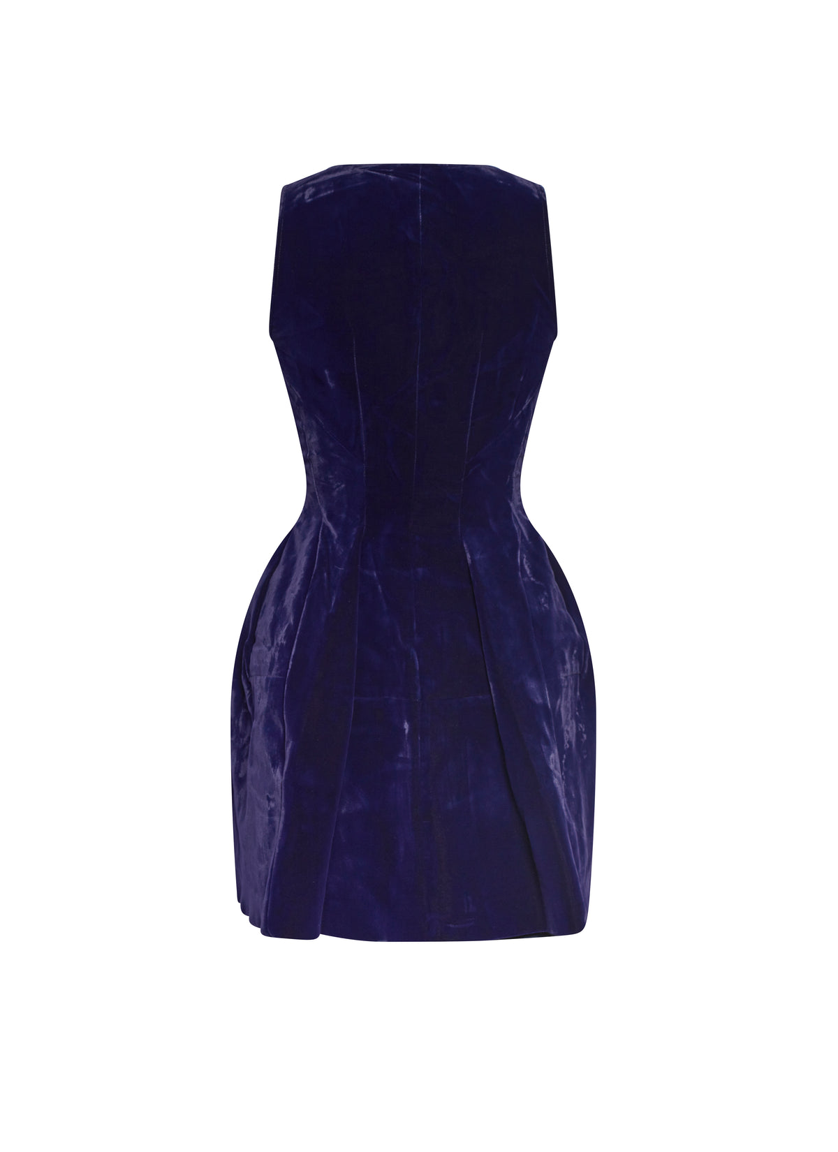Robe sans manches à ouverture zip - Indigo