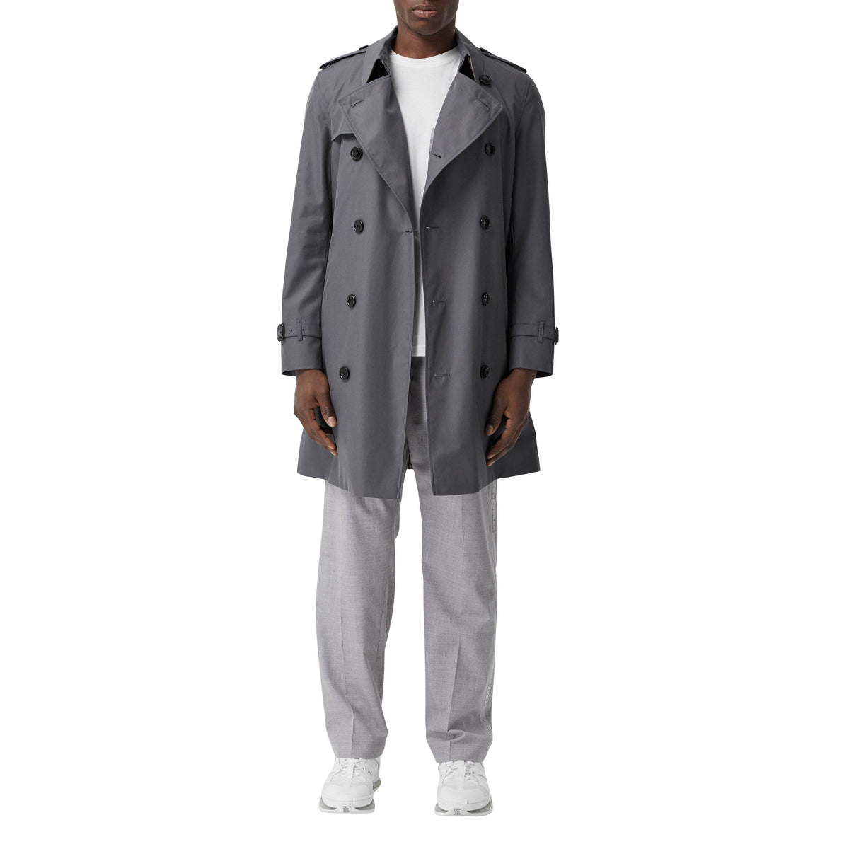 M RW D BREASTED GRIS MOYEN