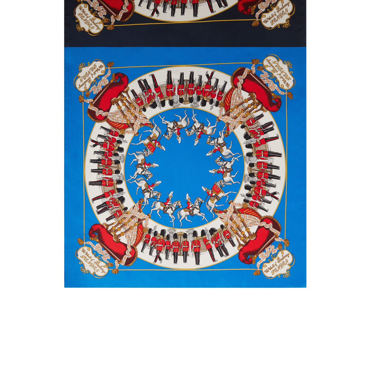 SILK SCARVES MARINE