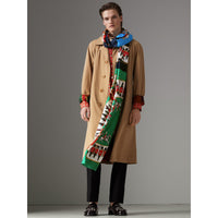 SILK SCARVES MARINE
