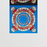 SILK SCARVES MARINE