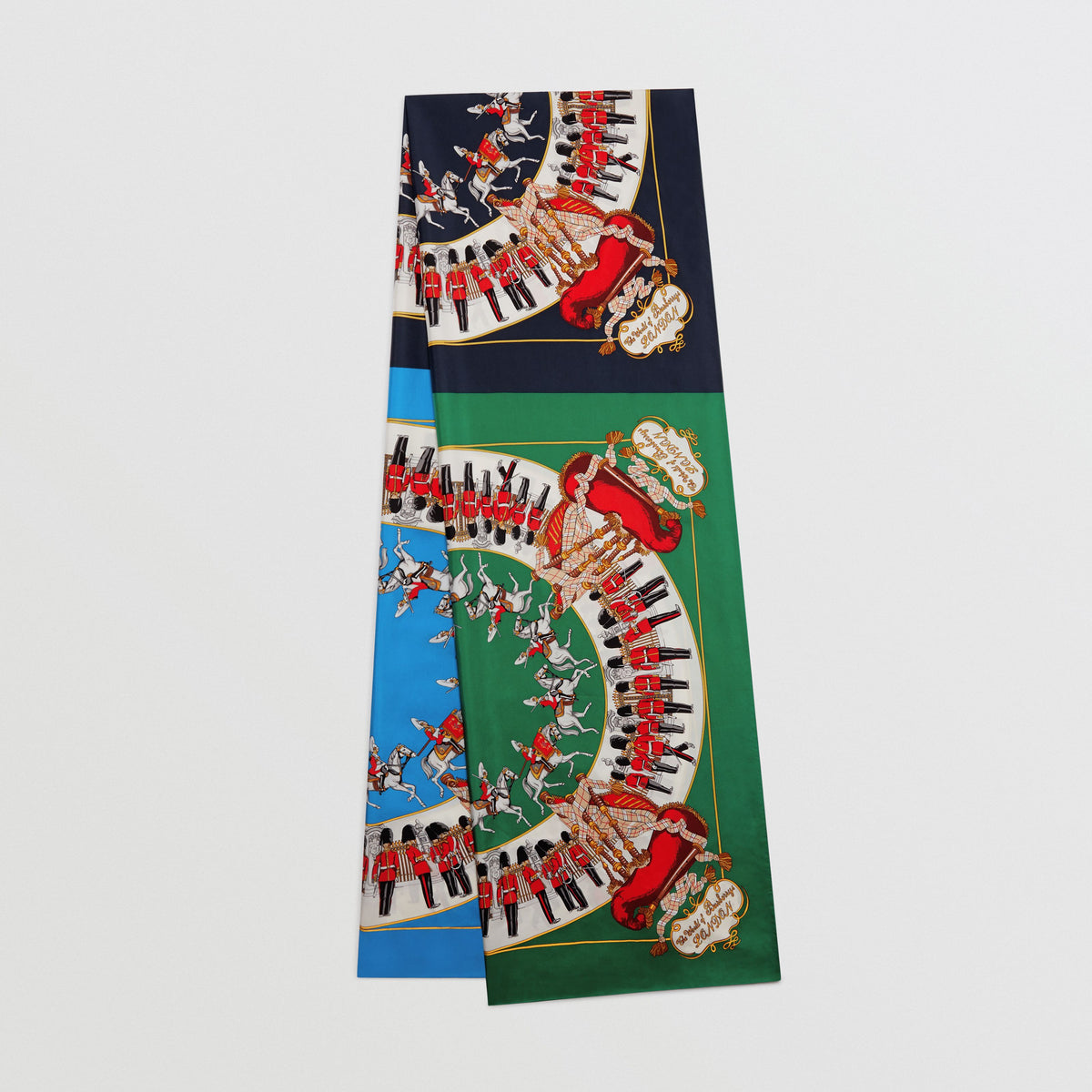 SILK SCARVES MARINE