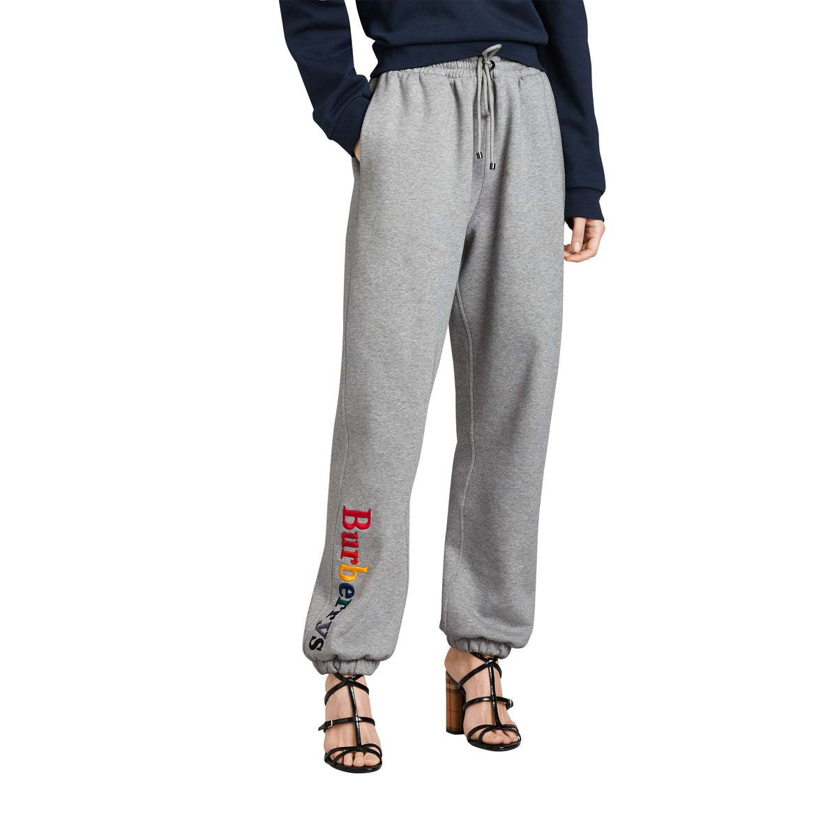 W CASUAL TROUSERS GRIS MÉLANGE
