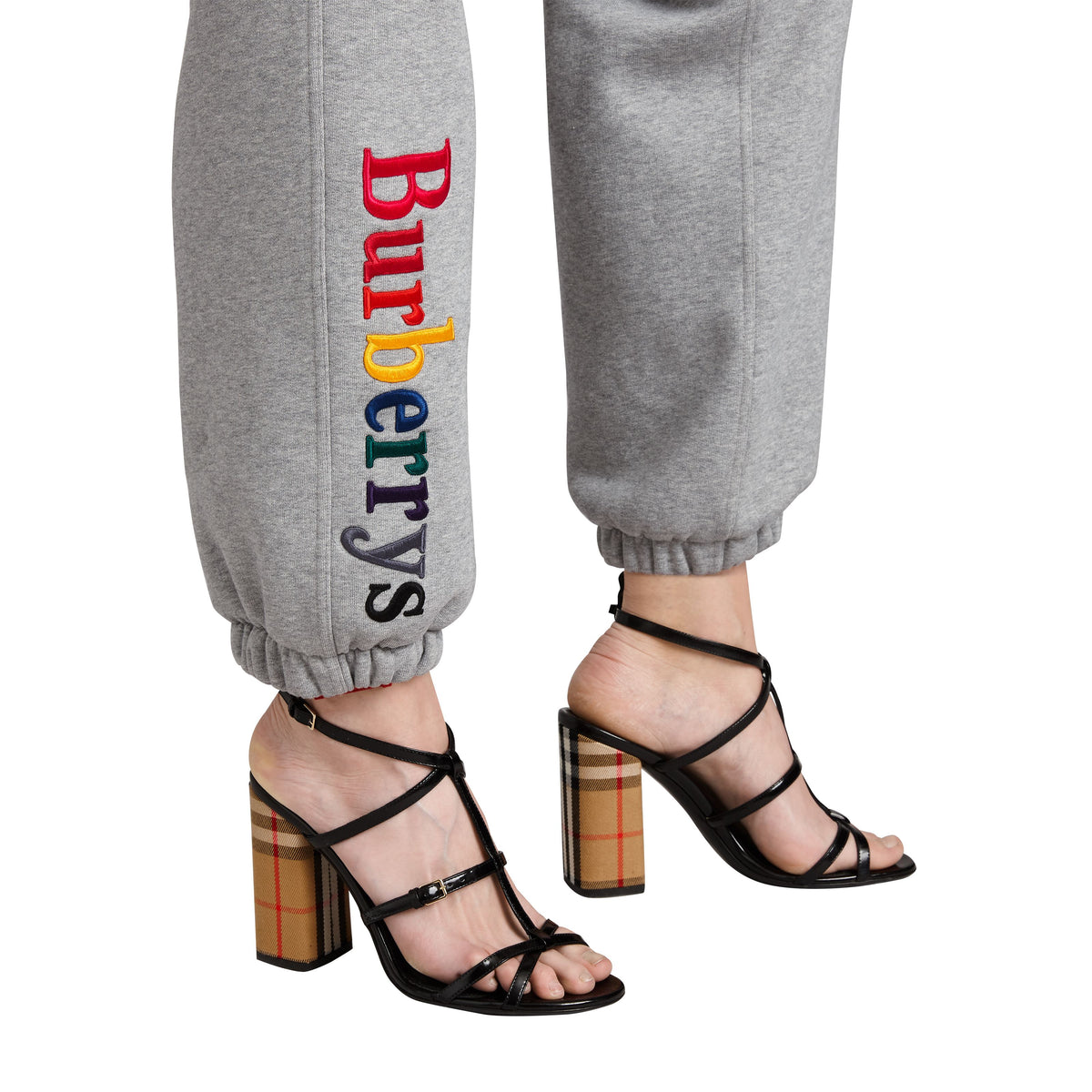W CASUAL TROUSERS GRIS MÉLANGE