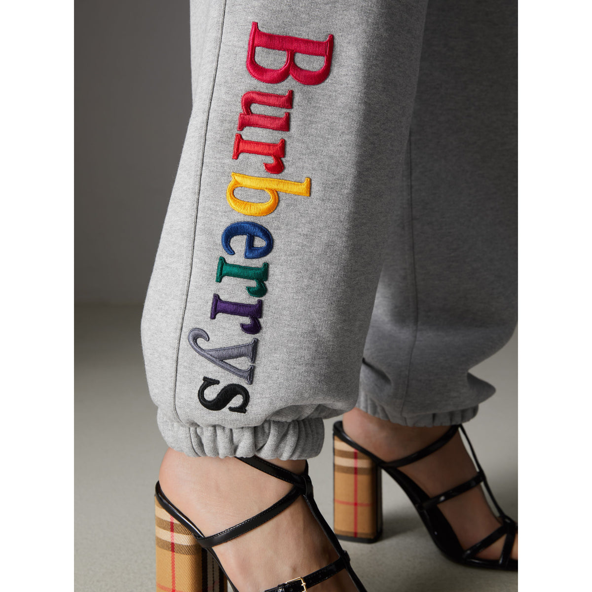W CASUAL TROUSERS GRIS MÉLANGE