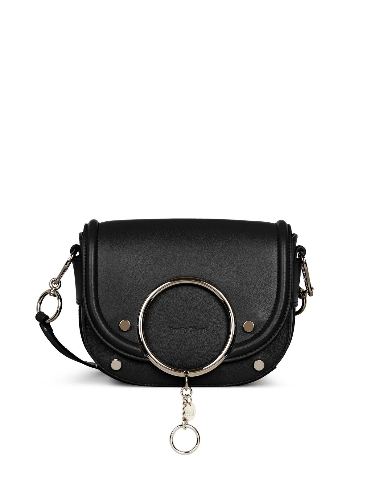 Sac à bandoulière Mara en cuir - Black