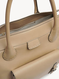 Grand sac Edith en cuir - Soft Tan