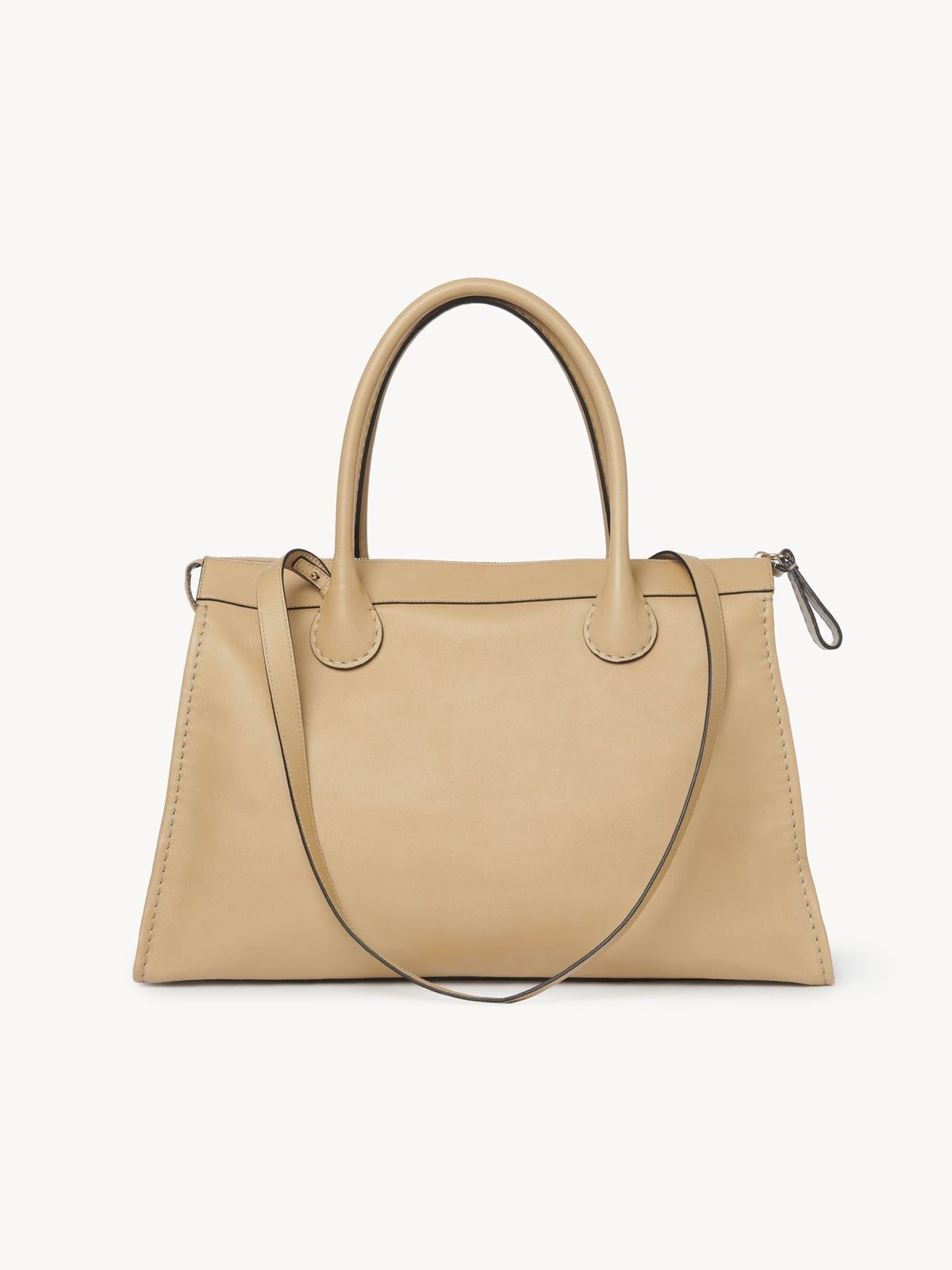 Grand sac Edith en cuir - Soft Tan