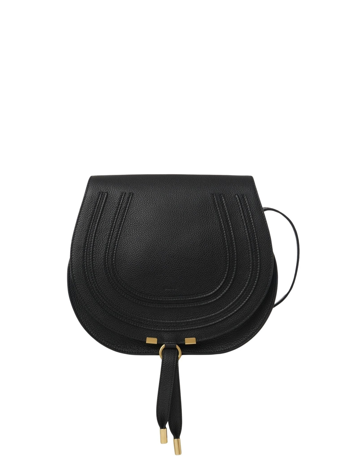 Sac à bandoulière Marcie en cuir - Black