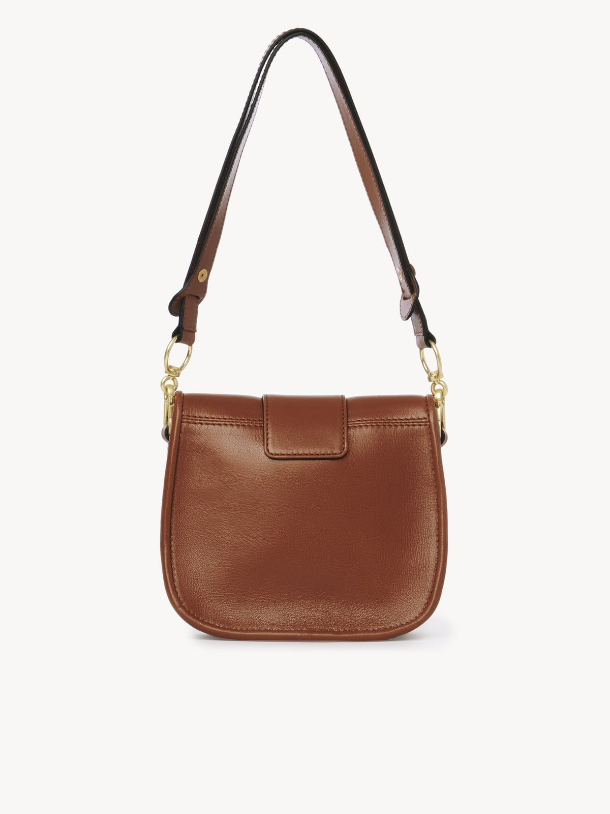Sac porté épaule Saddie en cuir - Caramello
