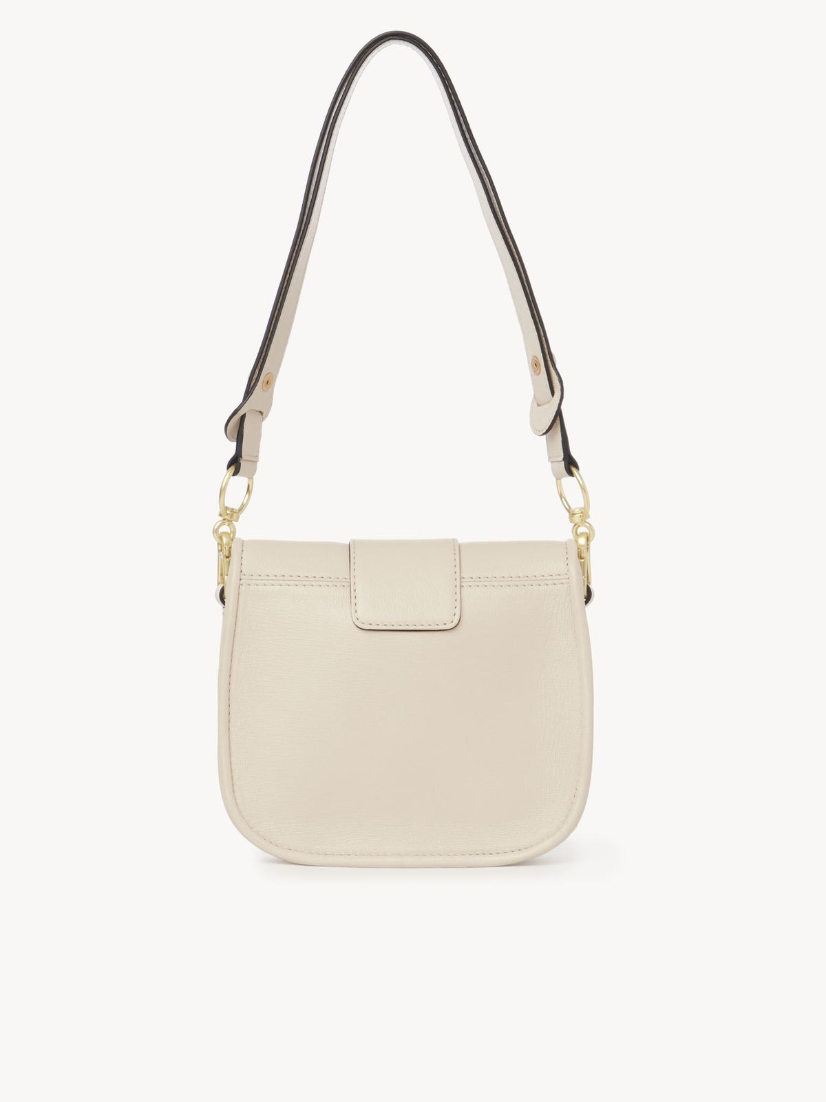 Sac porté épaule Saddie en cuir - Cement Beige