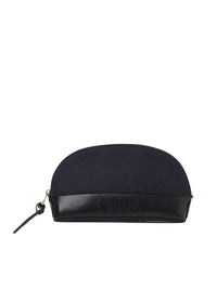 Trousse à maquillage Chloé Sense en lin - Deep Denim