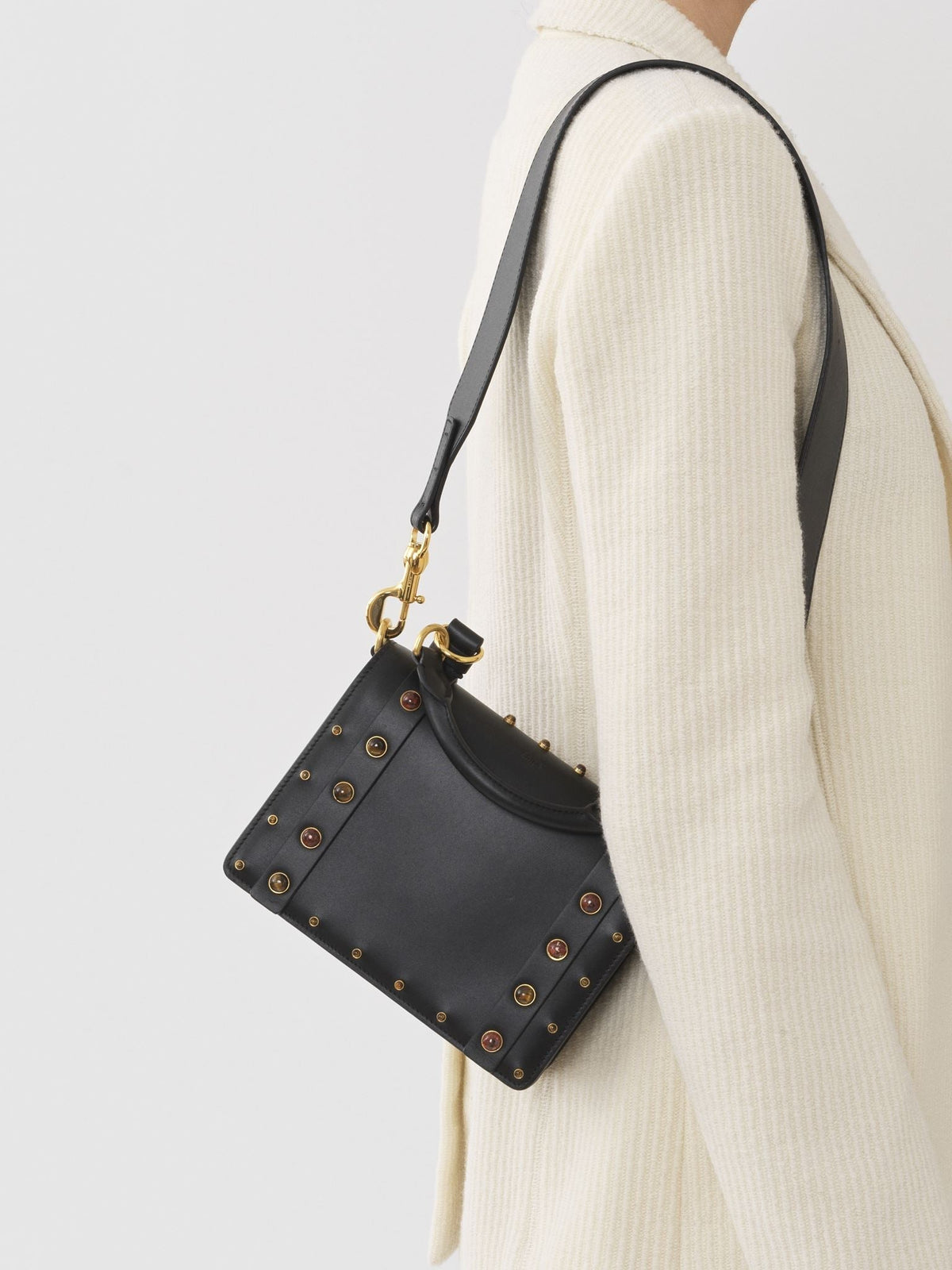 NEW_Black Small Flap Bag - Black