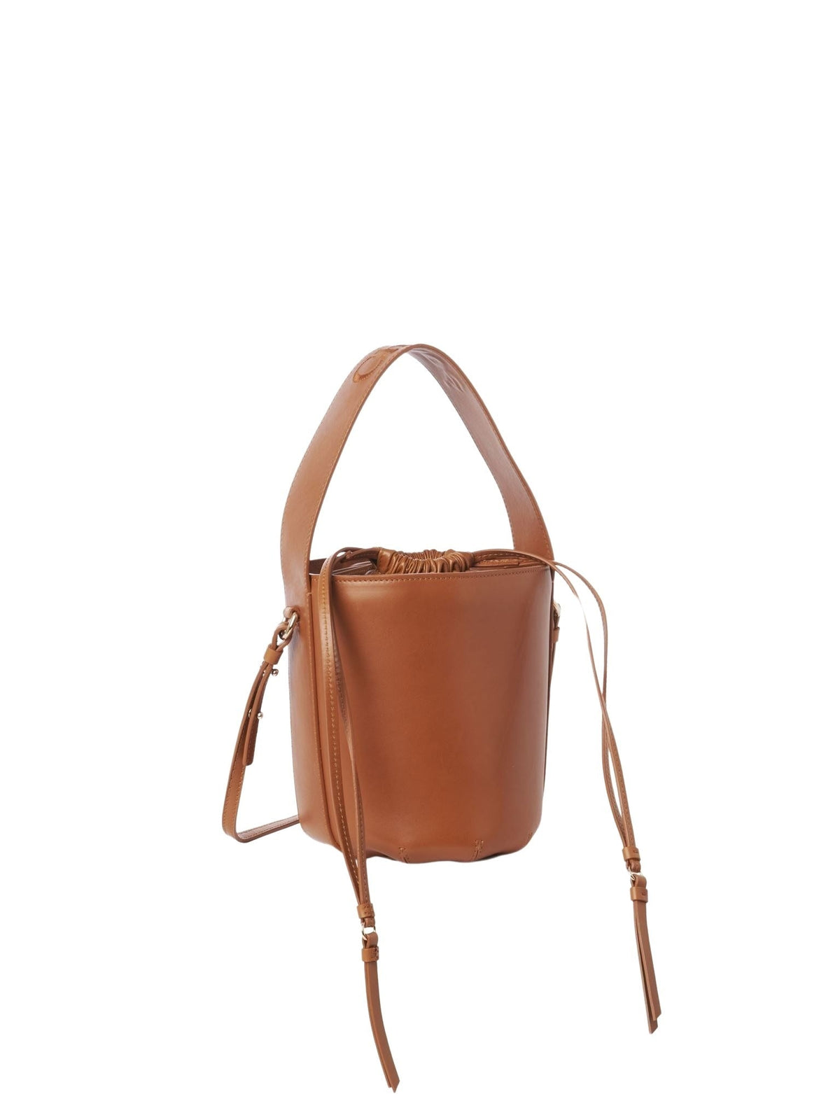 Sac seau Chloé Sense en cuir - Caramel
