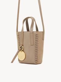 Mini sac cabas Tilda en cuir - Motty Grey
