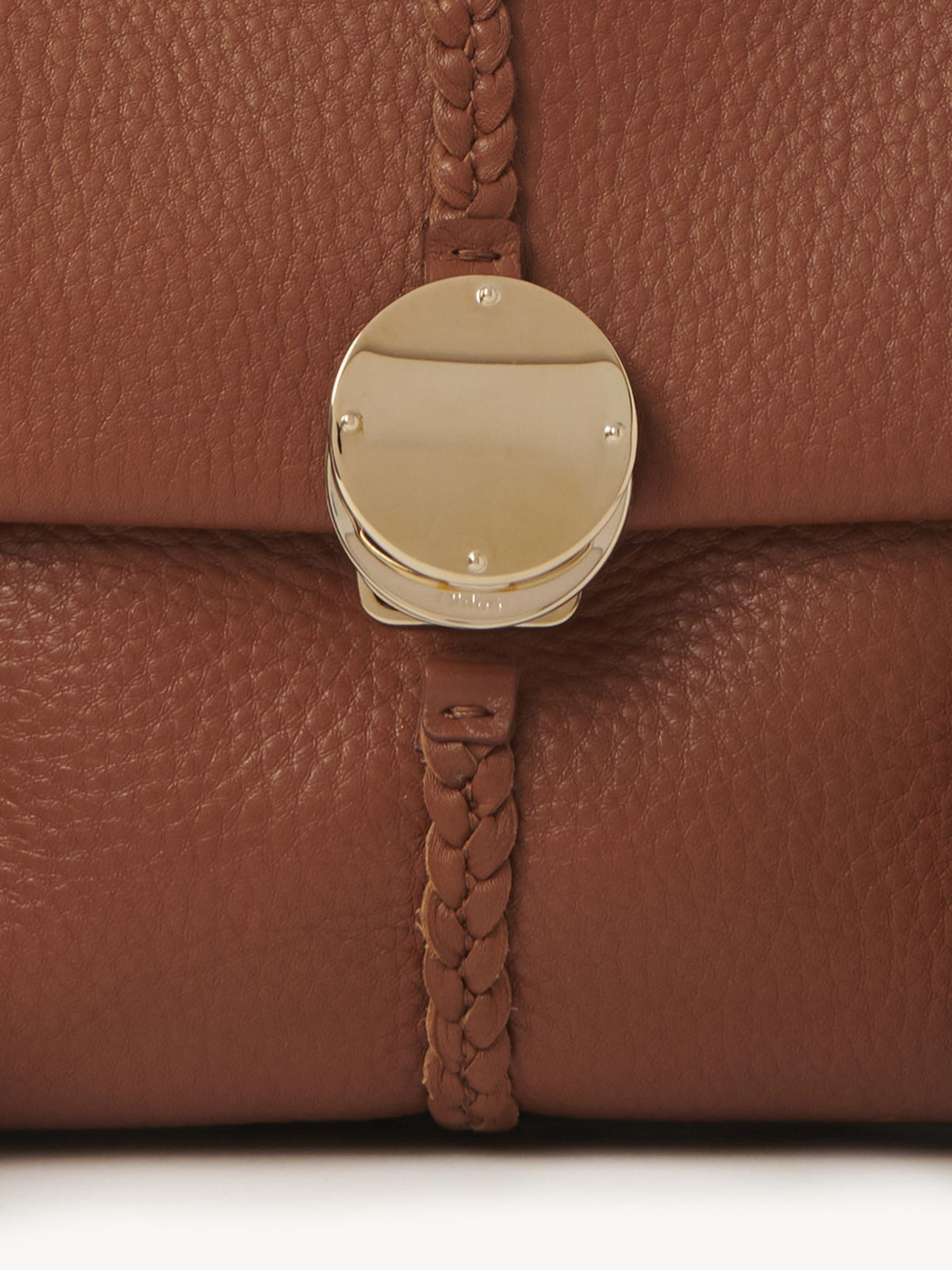 Petit sac souple porté épaule Penelope en cuir - Caramel