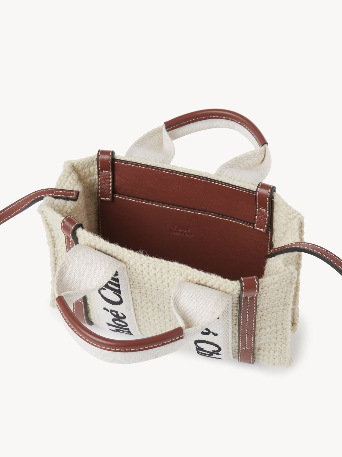 NEW_Brown & Beige Mini Tote - Brown & Beige