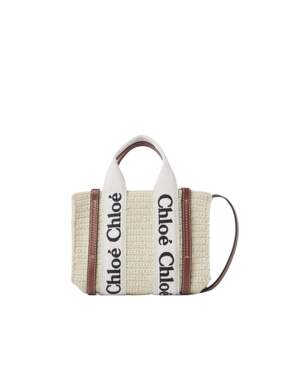 NEW_Brown & Beige Mini Tote - Brown & Beige