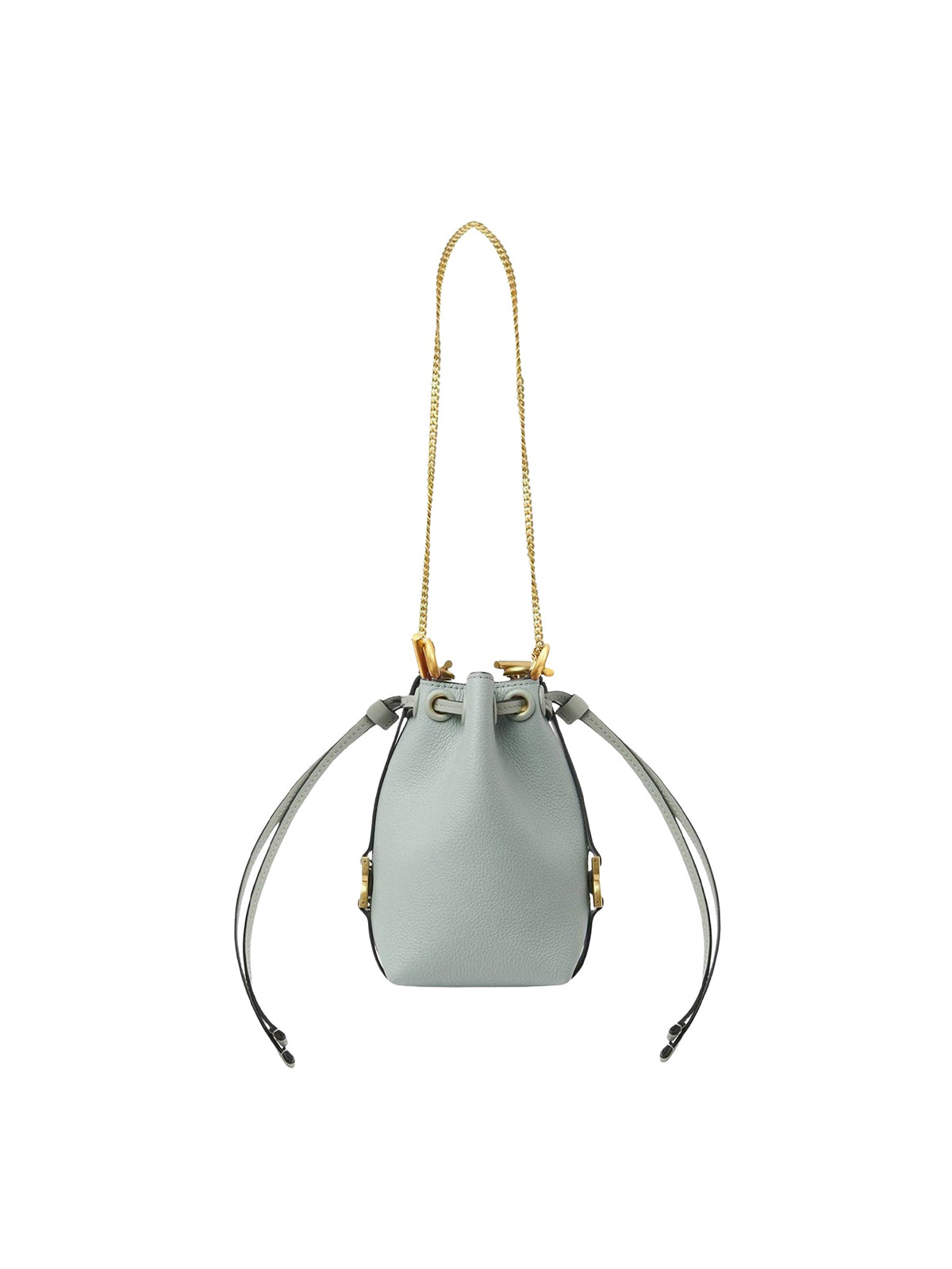 Micro sac porté épaule Marcie en cuir - Bay Green