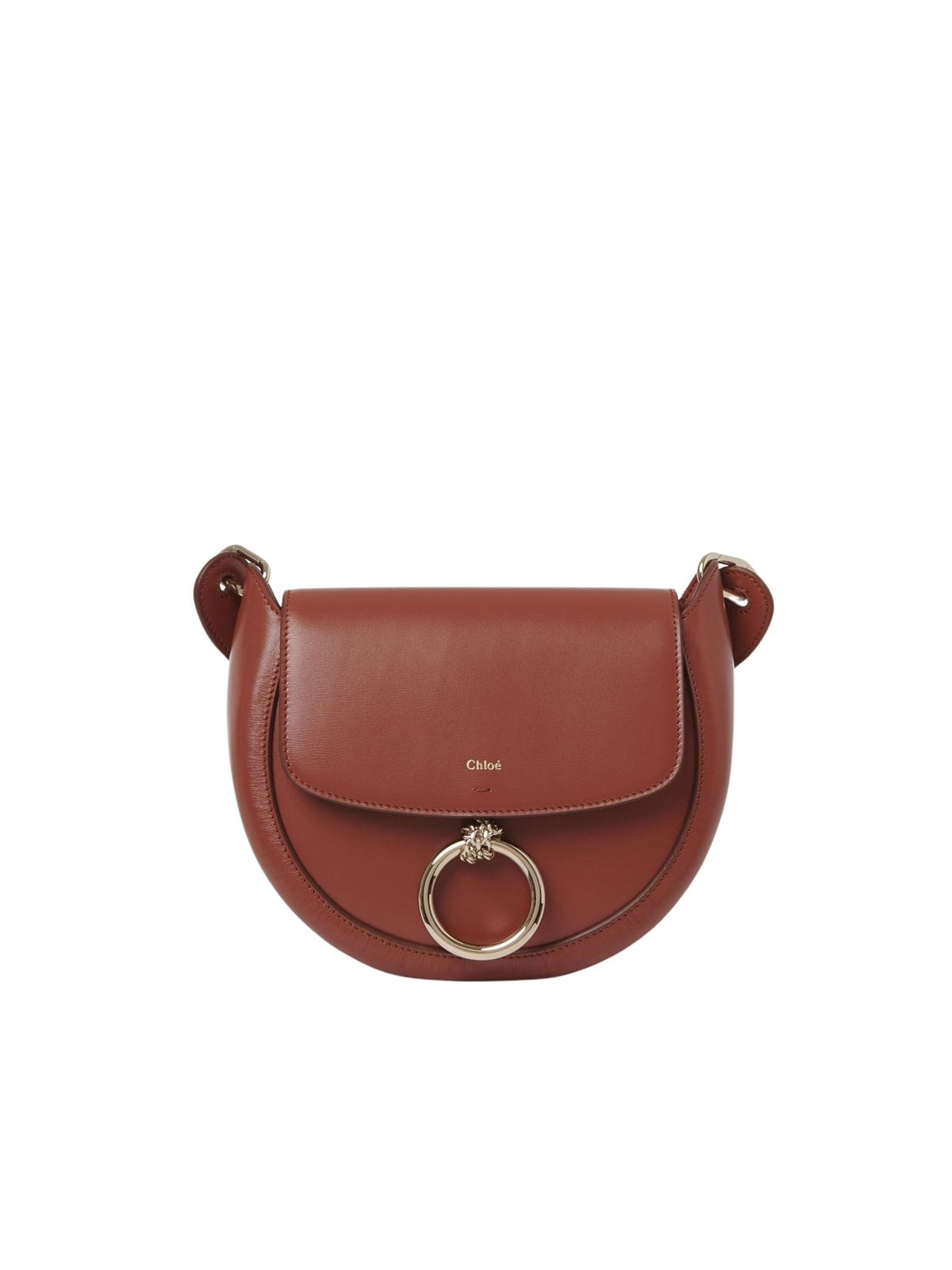 Petit sac porté épaule Arlène en cuir - Autumn Leaf