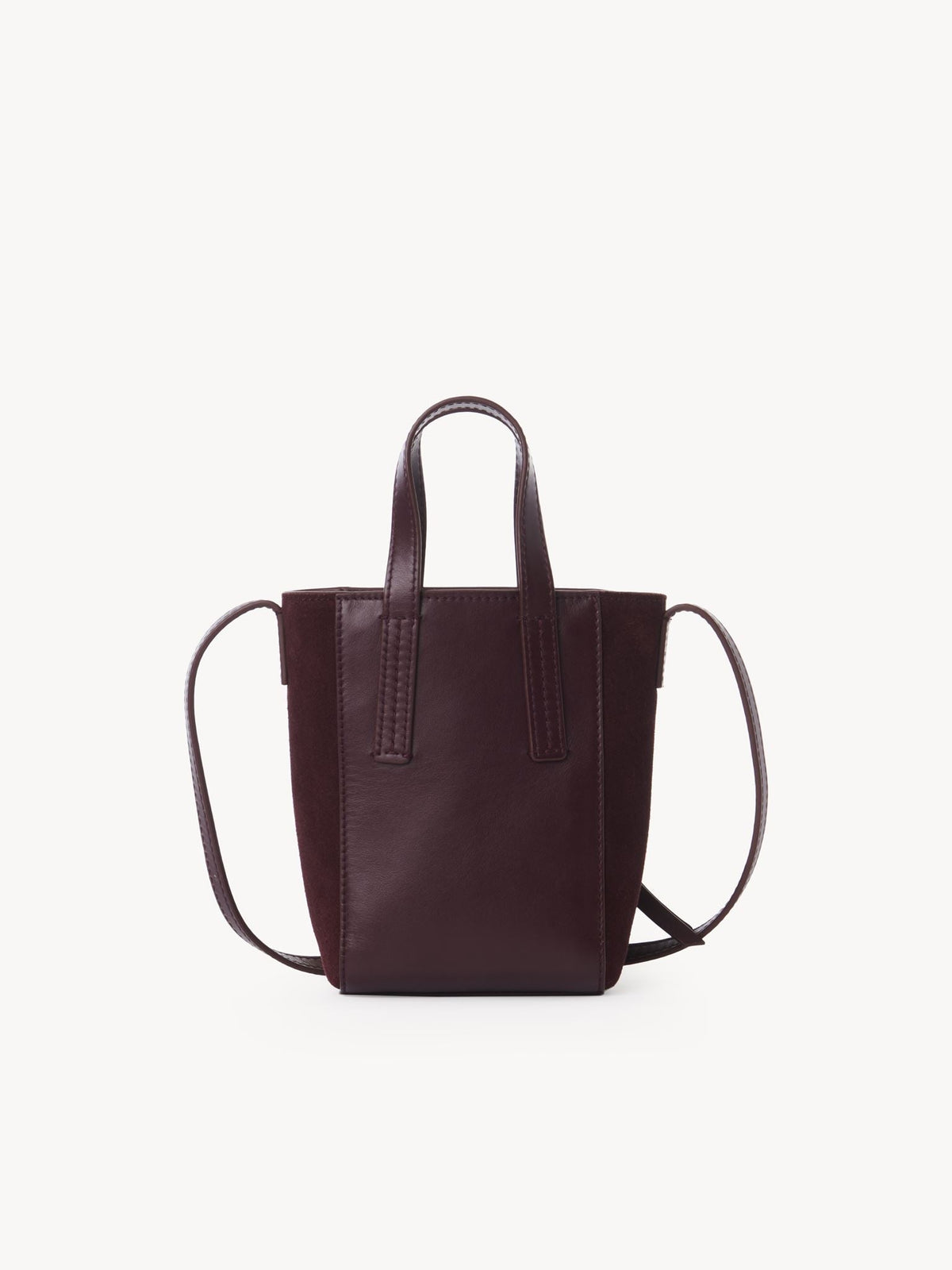 Mini sac cabas Tilda en cuir - Full Violine