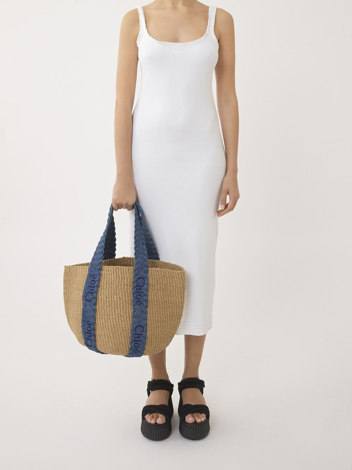 Grand panier Woody - Denim