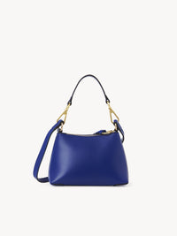 Mini sac à bandoulière Joan en cuir - Abyssal Blue