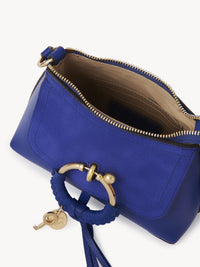 Mini sac à bandoulière Joan en cuir - Abyssal Blue