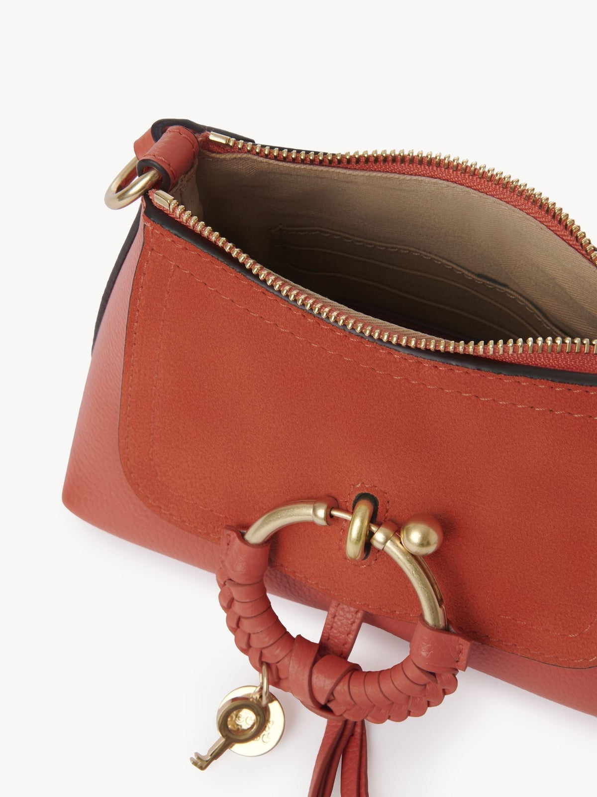 Mini sac à bandoulière Joan en cuir - Gipsy Orange