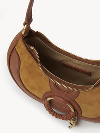 Sac demi-lune Hana en cuir - Caramello