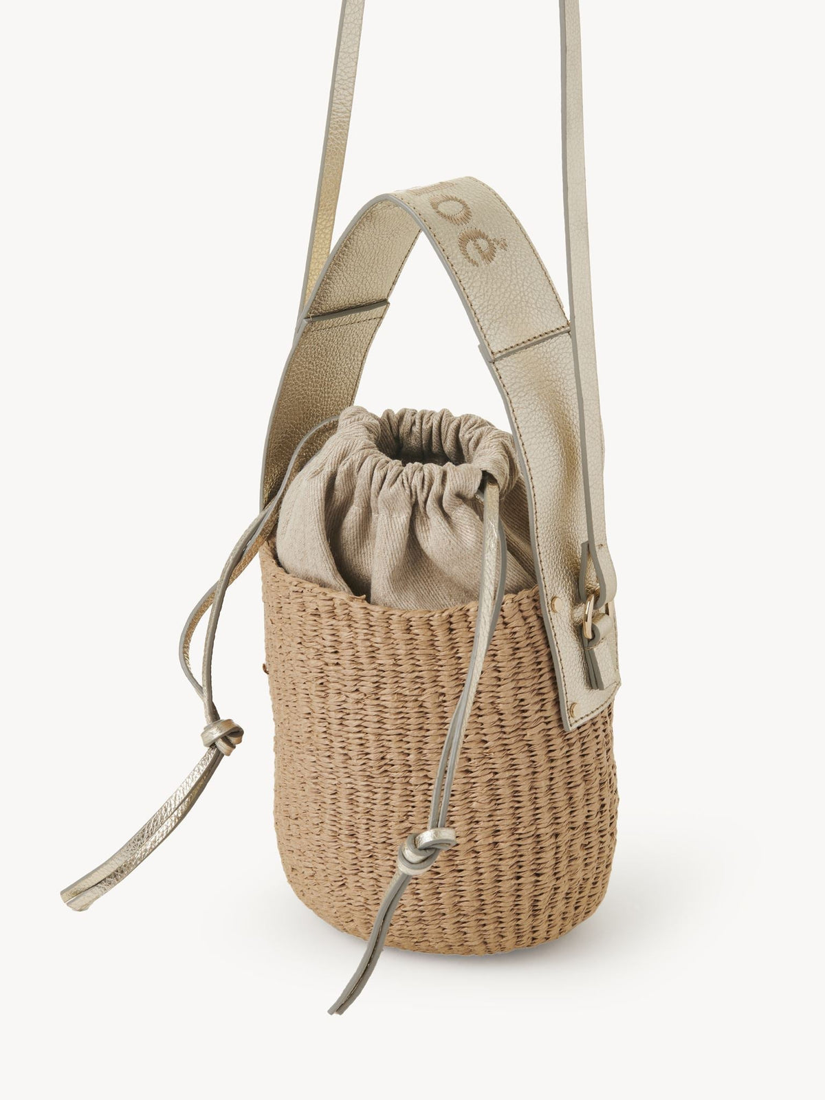 Petit panier Woody - Light Gold