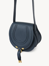 Petit sac porté épaule Marcie en cuir - Tapestry Blue