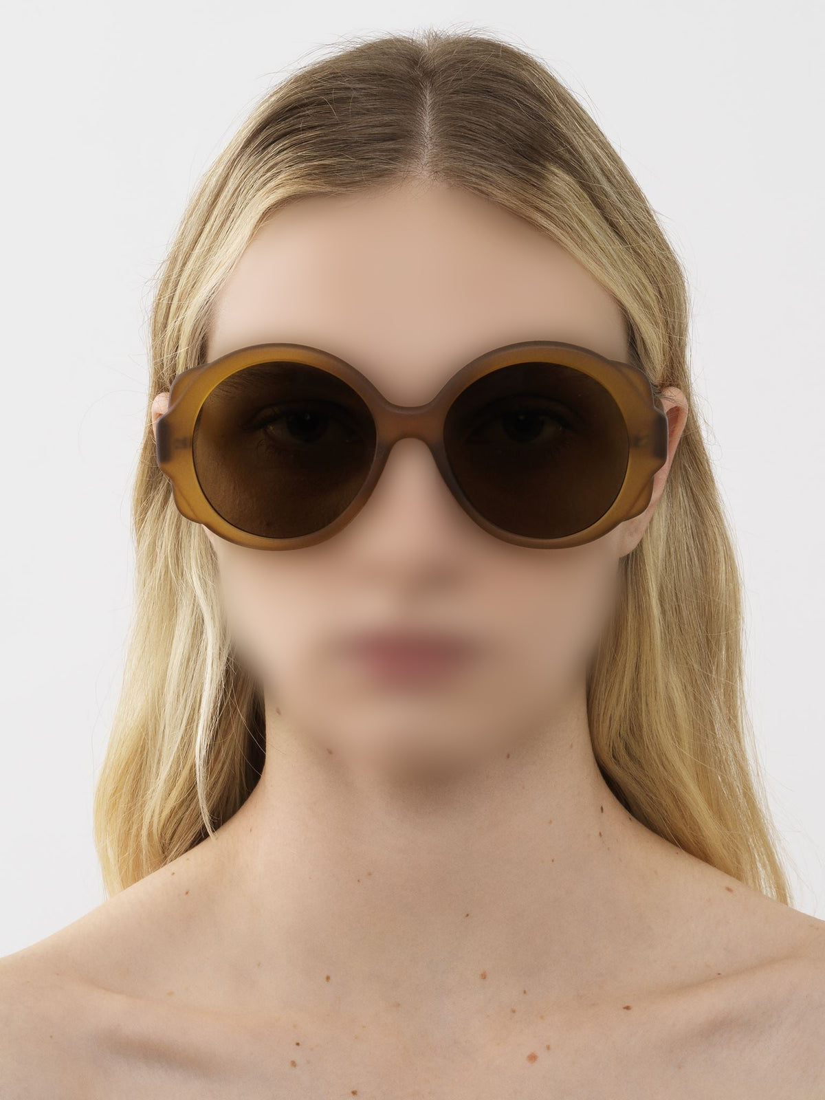 Lunettes de soleil rondes Mirtha - Mustard