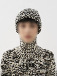 NEW_Black Hat And Bonnet - Black