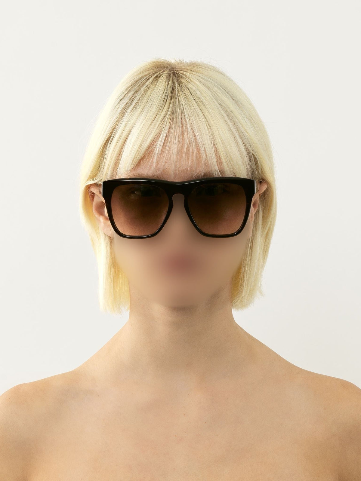 Lunettes de soleil carrées vintage Gayia - Cobalt Blue
