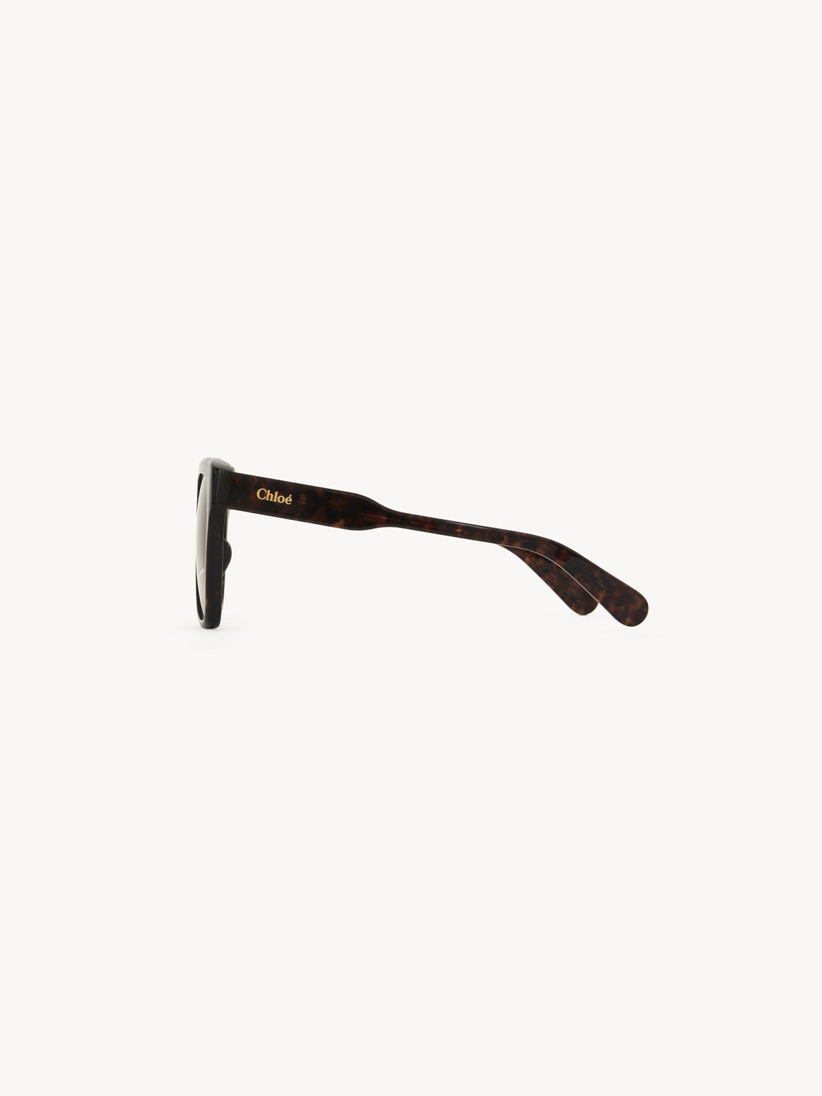 Lunettes de soleil carrées vintage Gayia - Dark Havana