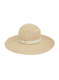 Chapeau capeline Woody Chloé x Borsalino - Straw Beige