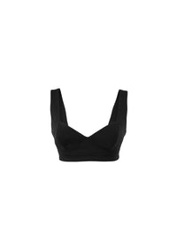 Bustier crop top - Black
