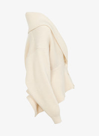 Cardigan en laine et cachemire - Ivoire