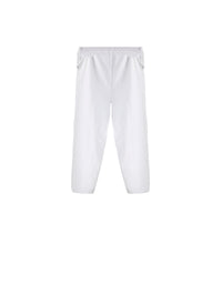 Basic short with embossed detail - White iridescent