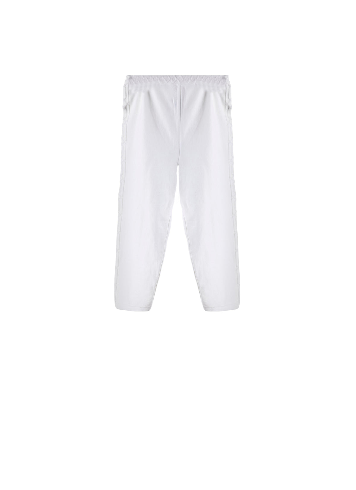 Basic short with embossed detail - White iridescent