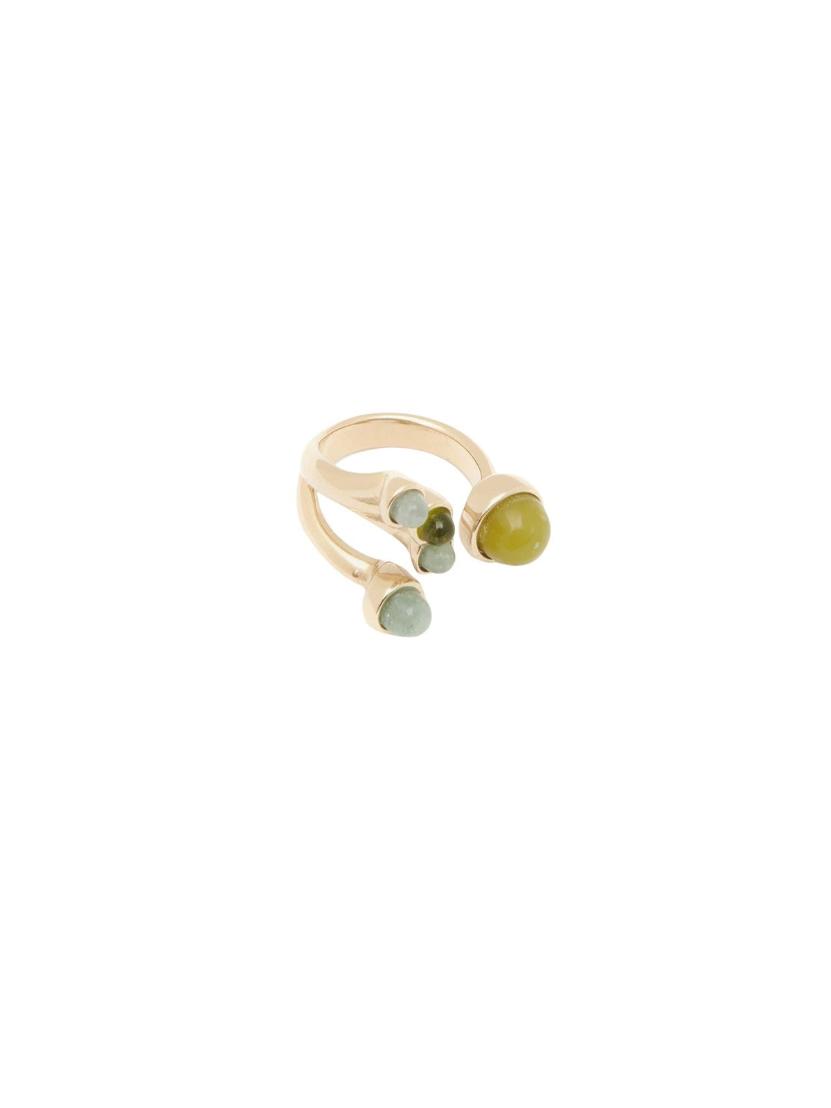 Bague Zodiac taureau en laiton - Multicolor