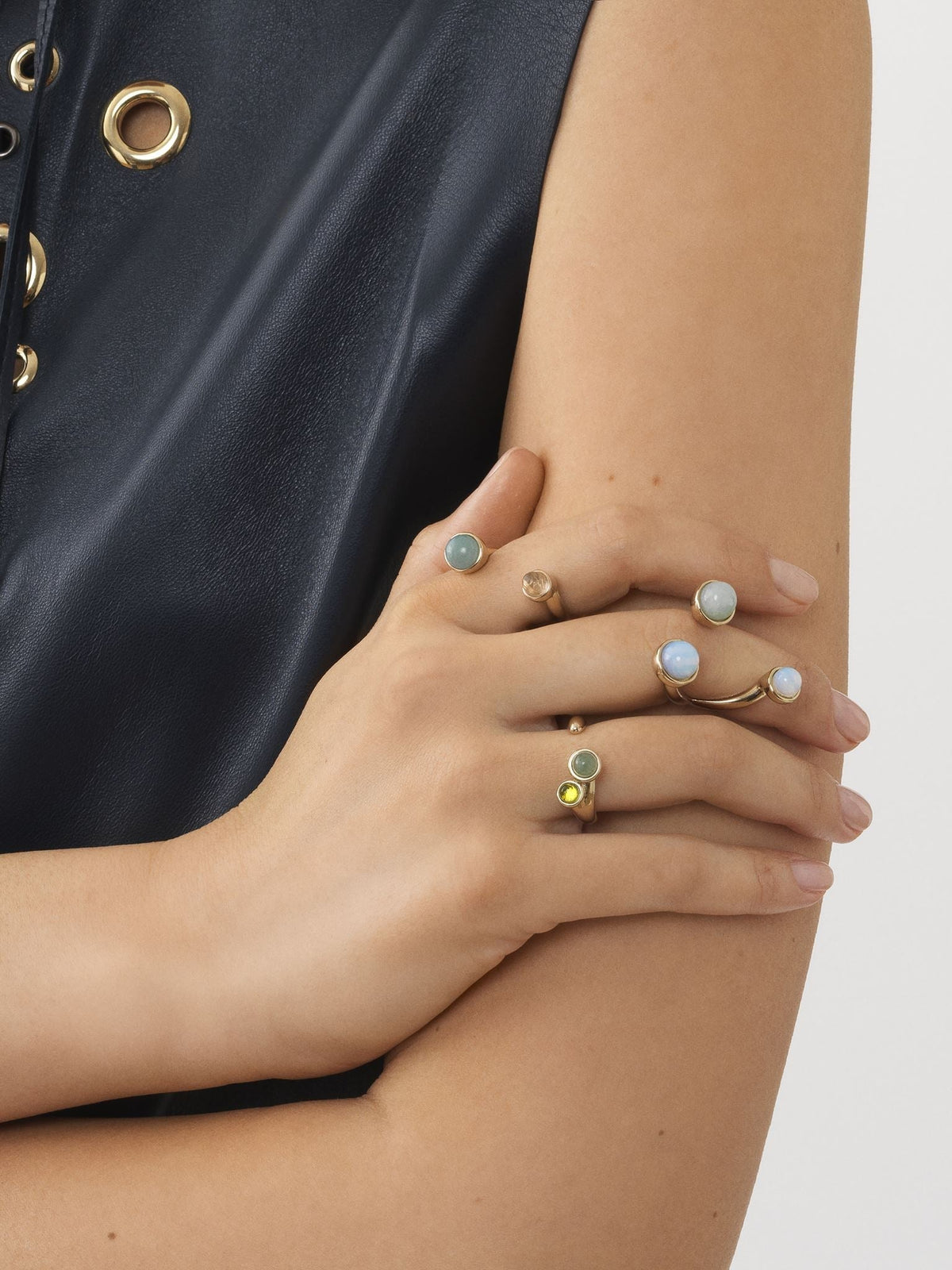 Bague Zodiac taureau en laiton - Multicolor